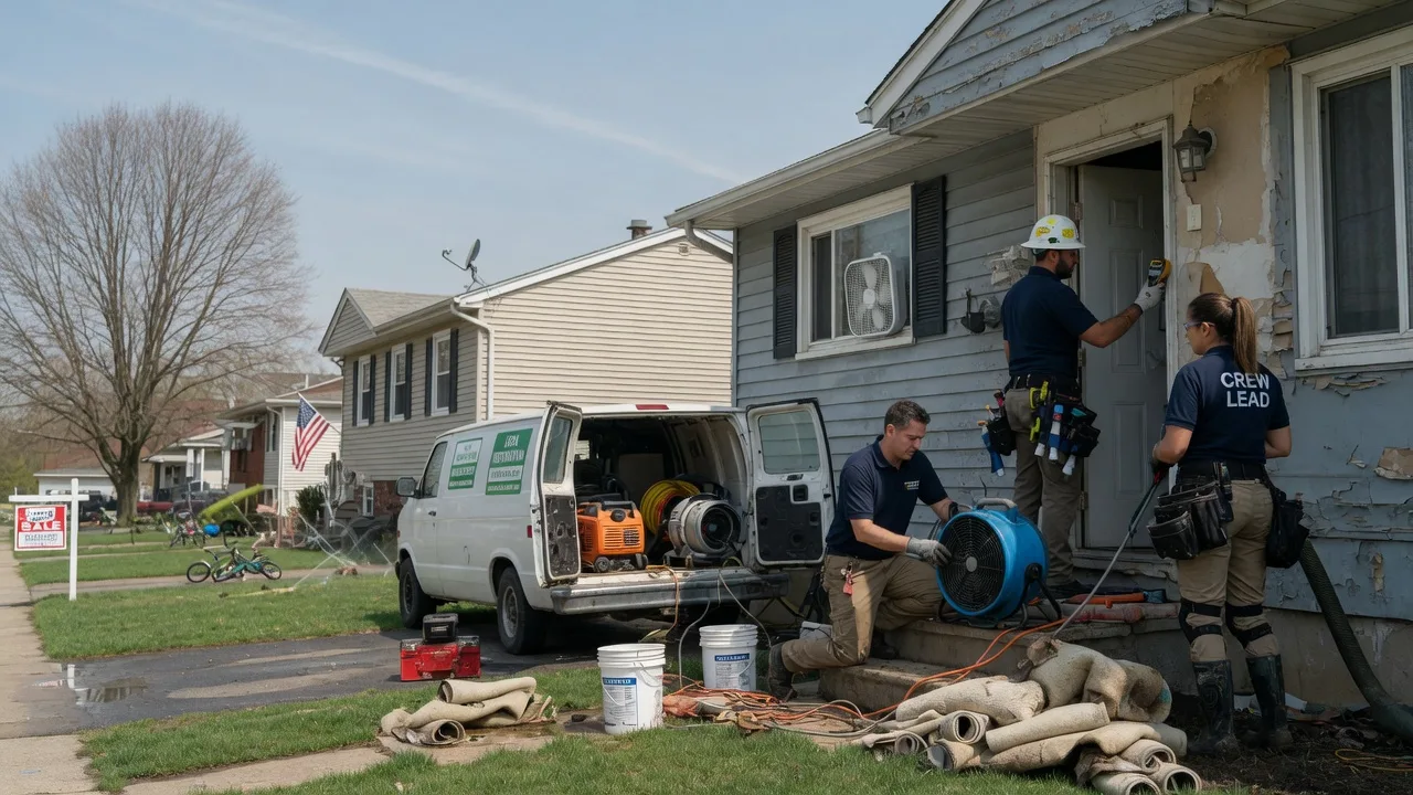 Flood Cleanup in Kampsville, IL near me