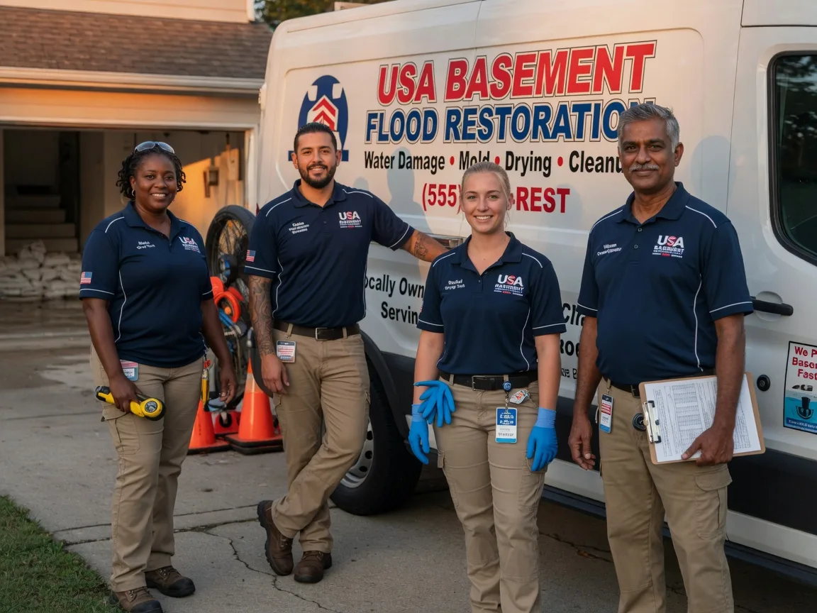 Basement Flood Cleanup company in Kampsville, IL